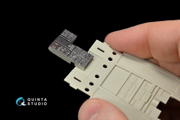 Quinta Studio QD48091 UH-1Y Venom 3D-Printed &amp; coloured Interior on decal paper (for Kitty Hawk kit) 1/48