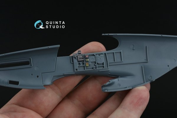 Quinta Studio QD48500 P-51B late/P-51C Late 3D-Printed coloured Interior on decal paper (Eduard) 1/48