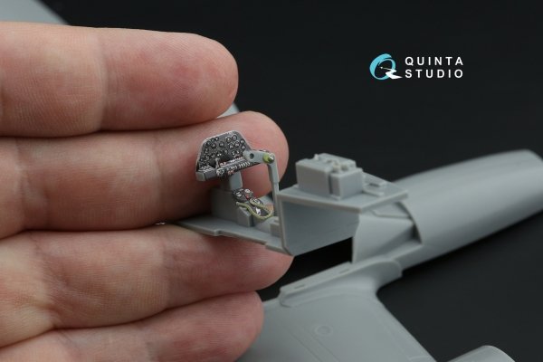 Quinta Studio QD48642 P-38H Lightning 3D-Printed &amp; coloured Interior on decal paper ( Hasegawa ) 1/48