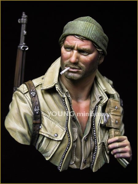 Young Miniatures YM1841 US Paratrooper WWII 17th Airbone Division 1/10