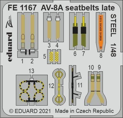 Eduard BIG49290 AV-8A late KINETIC 1/48