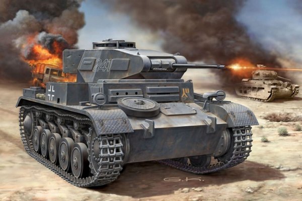 Revell 63229 PzKpfw II Ausf. F - model set 1/76