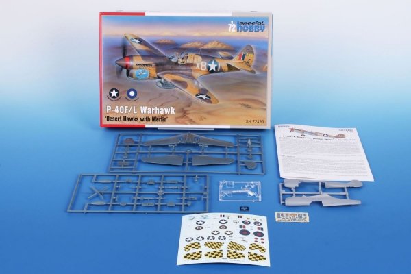 Special Hobby 72493 P-40F/L Warhawk 'Desert Hawks With Merlin' 1/72