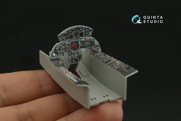 Quinta Studio QDS-32141 F-104G 3D-Printed &amp; coloured Interior on decal paper (Italeri) (small version) 1/32
