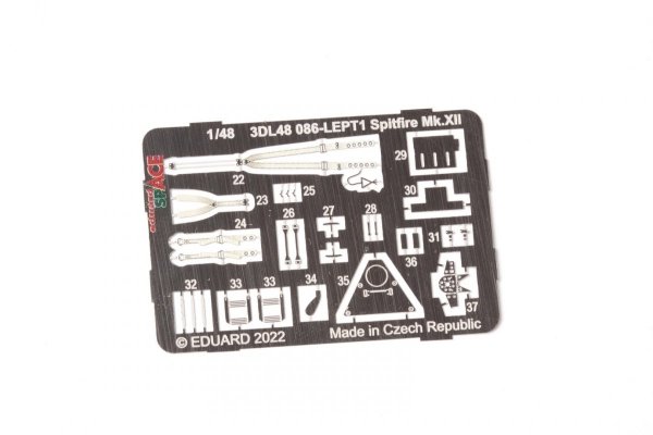 Eduard 3DL48086 Spitfire Mk. XII SPACE AIRFIX 1/48