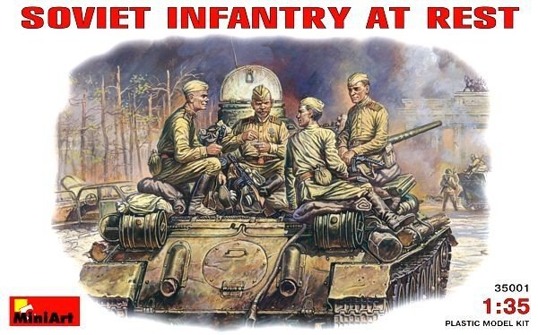 MiniArt 35001 SOVIET INFANTRY AT REST (1943-45) (1:35)