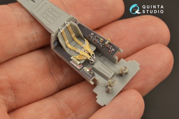 Quinta Studio QD48265 Fw 190A-8 3D-Printed &amp; coloured Interior on decal paper ( Hasegawa ) 1/48
