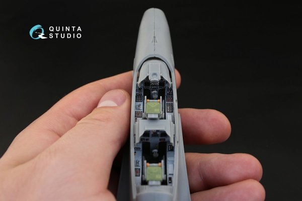 Quinta Studio QD48101 EMB-314 Super Tucano 3D-Printed &amp; coloured Interior on decal paper (for HobbyBoss kit) 1/48