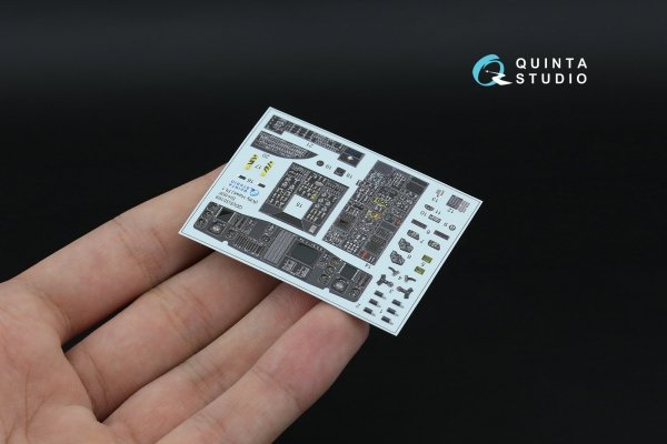 Quinta Studio QDS-35169 SH-60F Seahawk 3D-Printed &amp; coloured Interior on decal paper (Kitty Hawk) (Small version) 1/35