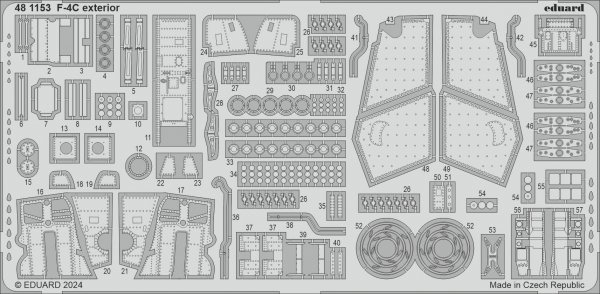 Eduard 481153 F-4C exterior HOBBY 2000, ACADEMY 1/48