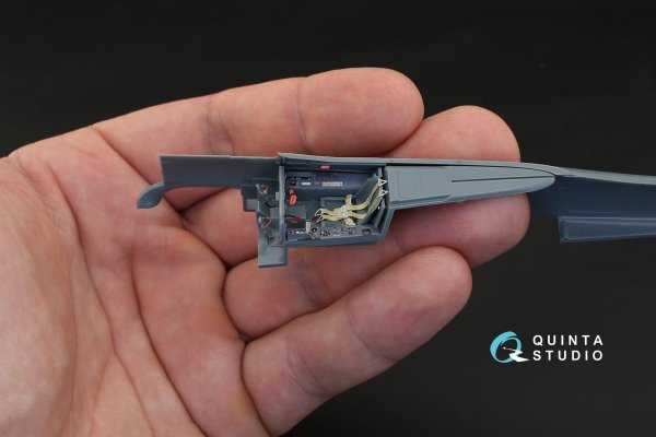 Quinta Studio QD48128 Fw 190 A-8/A-9 (R11) 3D-Printed &amp; coloured Interior on decal paper (for Eduard kit) 1/48