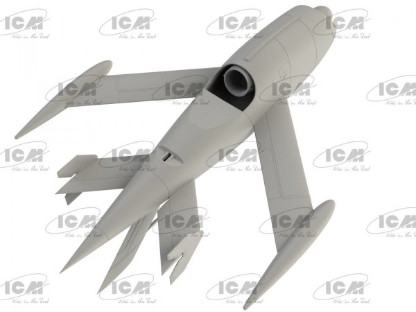 ICM 48400 Q-2A (AQM-34B) Firebee with trailer 1/48