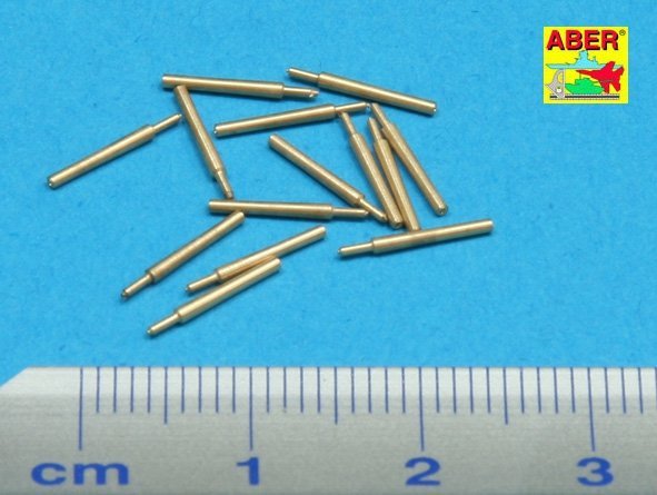Aber 350L-36 Set of 14 pcs 152mm barrels for Kongo, Haruna, Hiei, Kirishima, Fuso, Yamashiro (1:350)