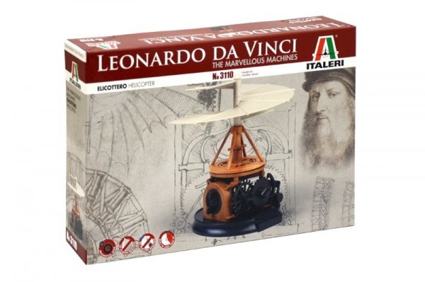 Italeri 3110 LEONARDO DA VINCI: HELICOPTER