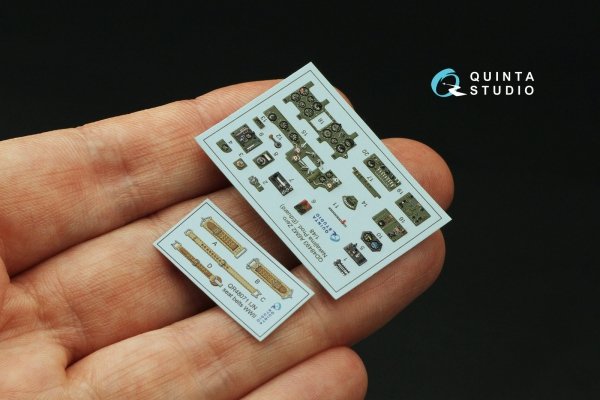 Quinta Studio QD48493 A6M2 Zero Nakajima Production 3D-Printed coloured Interior on decal paper (Eduard) 1/48