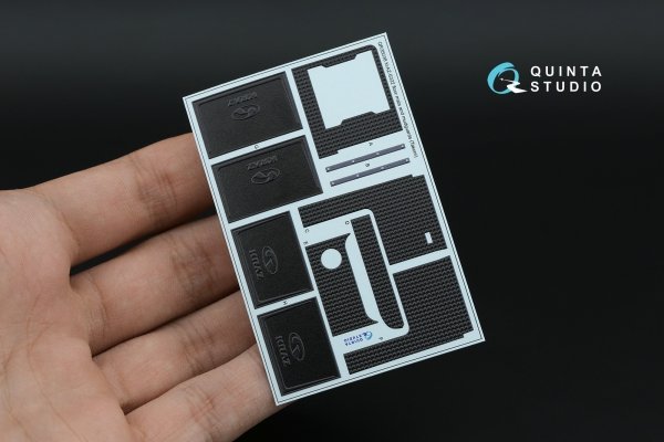 Quinta Studio QR35038 KrAZ-6322 floor mats and mudguards (Takom) 1/35