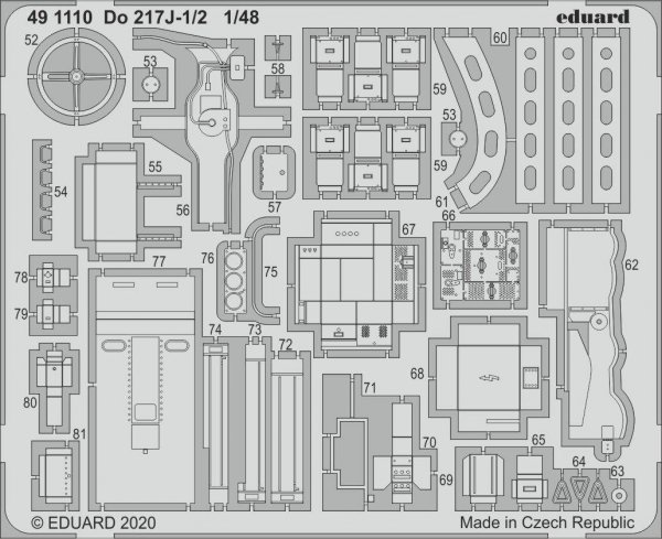 Eduard BIG49266 Do 217J-1/2 1/48 ICM