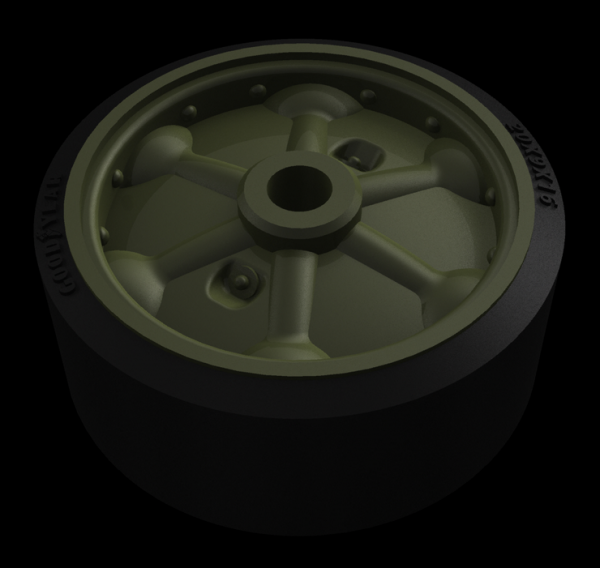 Panzer Art RE35-637 M4 “Sherman” Road wheels Pattern No7 1/35