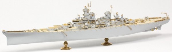 Pontos 37034FN USS BB-63 Missouri 1945 &quot;Advanced&quot; Detail Up Set for Hobbyboss Kit (Teak Tone wooden deck) 1/350