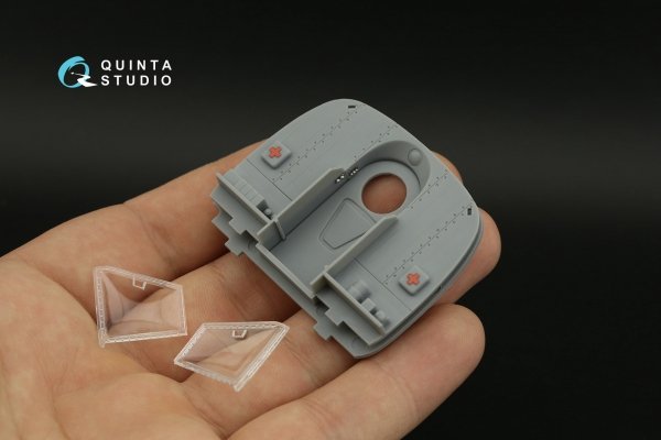 Quinta Studio QD48382 Mi-8MT 3D-Printed &amp; coloured Interior on decal paper (Trumpeter) 1/48