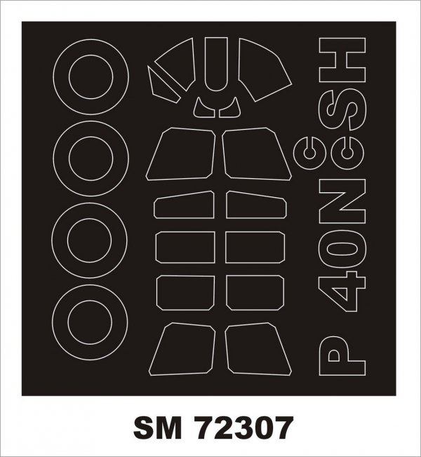 Montex SM72307 P-40N SPECIAL HOBBY 1/72