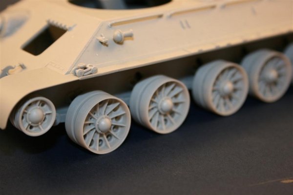Panzer Art RE35-087 Burn out late “Spider” wheels for T-34/T-54 tanks 1/35