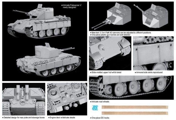 Dragon 7236 Flakpanzer V Coelian (1:72)