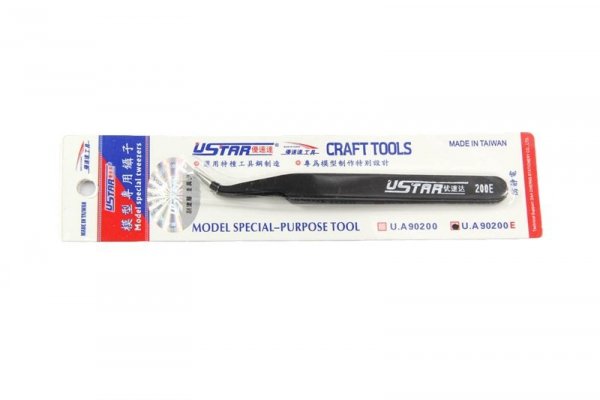 U-Star UA-90200E Straight Tweezer (pęseta stalowa- zakrzywiona)