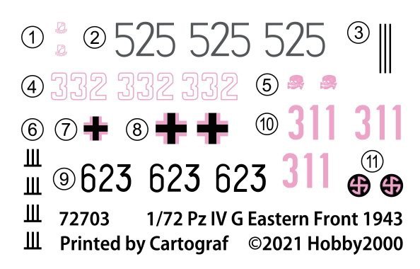 Hobby 2000 72703 Pz.Kpfw.IV Ausf.G Eastern Front 1943 – DRAGON + CARTOGRAF 1/72