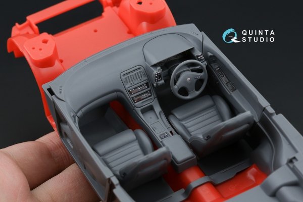 Quinta Studio QD24020 Nissan Fairlady 300ZX Z32 3D-Printed coloured Interior on decal paper (Hasegawa) 1/24