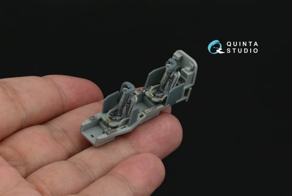 Quinta Studio QD+72190 AH-1W 3D-Printed &amp; coloured Interior on decal paper (Dream Model) 1/72