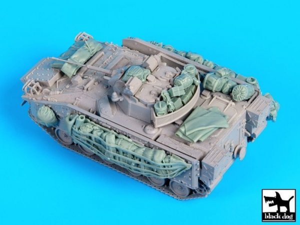 Black Dog T72100 British Warrior accessories set for Trumpeter 1/72