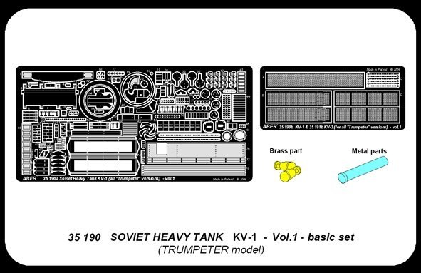 Aber 35190 Russian heavy tank KV-1 - vol.1 - basic set (1:35)