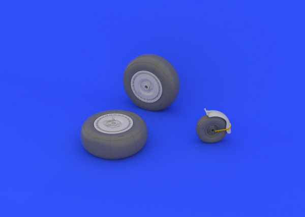 Eduard 648134 Ju 88 wheels late 1/48 (Dragon)