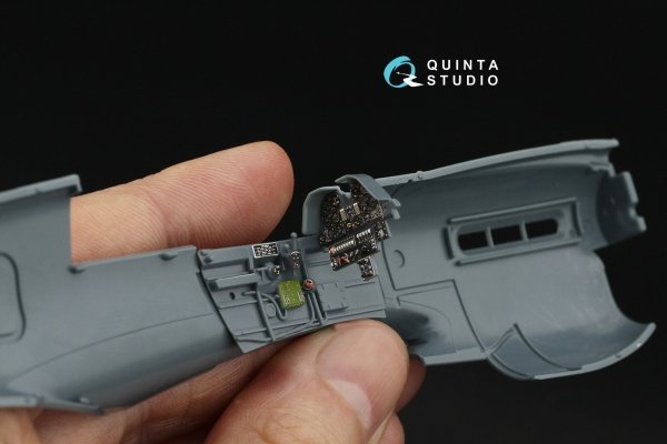 Quinta Studio QD48654 P-40N Warhawk 3D-Printed &amp; coloured Interior on decal paper (Eduard) 1/48