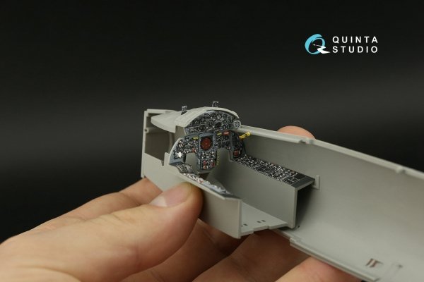 Quinta Studio QDS-32180 F-104S 3D-Printed coloured Interior on decal paper (Italeri) (small version) 1/32