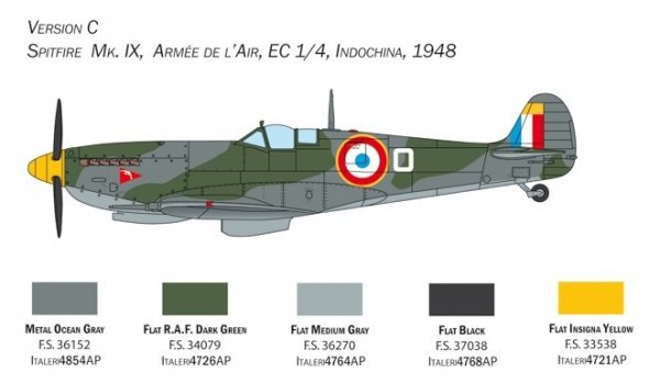 Italeri 2804 Spitfire Mk. IX 1/48