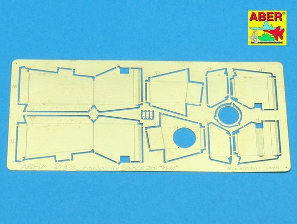Aber 35A073 Fenders for Sd.Kfz. 250 Neu (1:35)