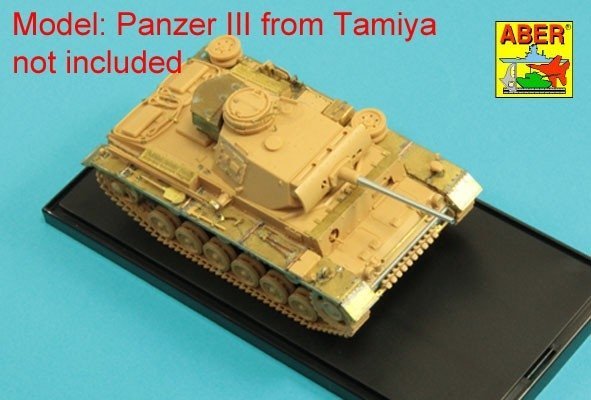 Aber 48A31 Grilles for Pz.Kpfw. III &amp; Stug III Fit to Tamiya models: 32540; 32524; 32525; 32543; 1/48