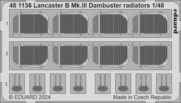 Eduard BIG49413 Lancaster B Mk. III Dambuster PART II HONG KONG MODELS 1/48