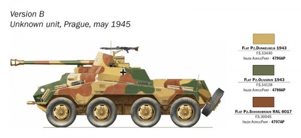  Italeri 7047 Sd. Kfz. 234/4 1/72