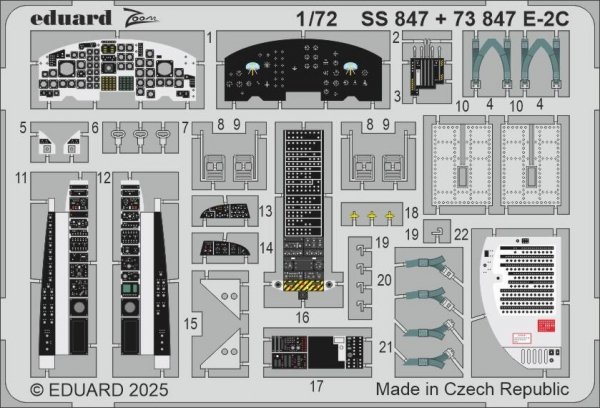 Eduard SS847 E-2C Heller 1/72