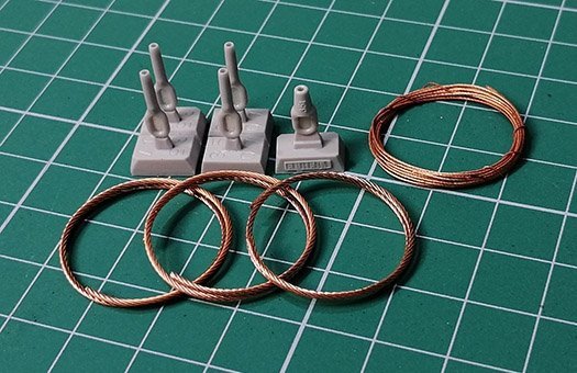 Eureka XXL ER-3566 Towing cable for German Bergepanzer 2 ARV 1/35