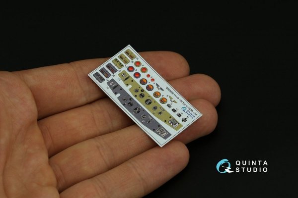 Quinta Studio QD35056 Horch 108 typ 40 3D-Printed &amp; coloured Interior on decal paper ( ICM ) 1/35