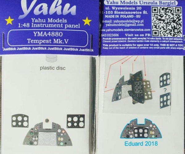 Yahu YMA4880 Tempest Mk.V Eduard (1:48)