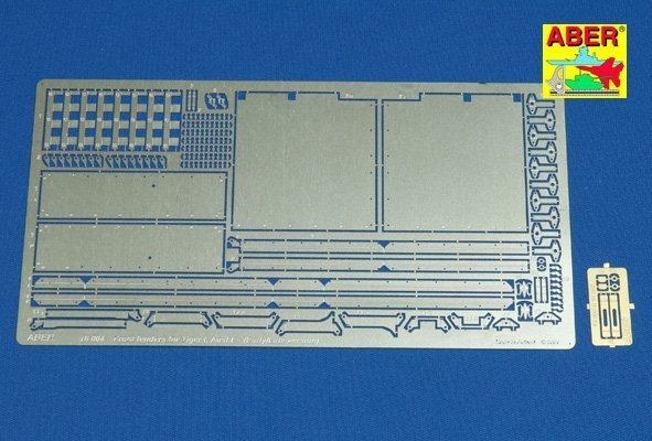 Aber 16004 Front fenders for Tiger I, Aufs.E - Early /Late version (1:16)