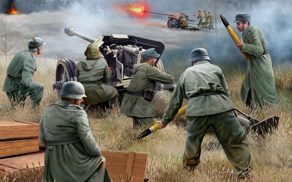 Revell 02531 German Pak 40 with Soldiers