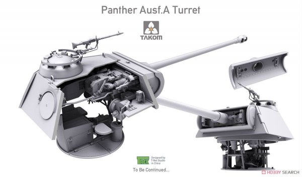 Takom 2098 Panther Ausf. A mid-early prod. (full interior) 1/35