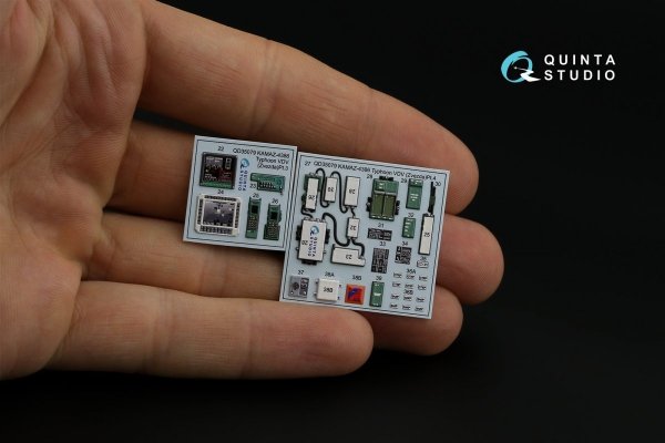 Quinta Studio QD35079 K-4386 Typhoon VDV 3D-Printed &amp; coloured Interior on decal paper (Zvezda) 1/35