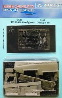 Aires 4325 TF-104G Starfighter cockpit set 1/48 Hasegawa
